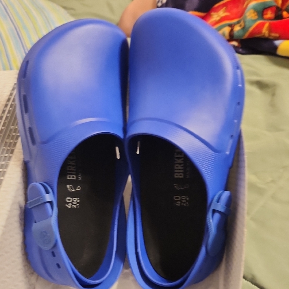 Birkenstock Blue Clogs